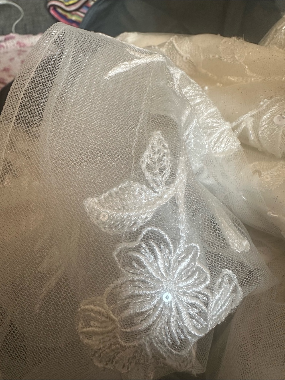 Elegant Justin Alexander White Mermaid Lace Wedding Dress NWT - Picture 12 of 15